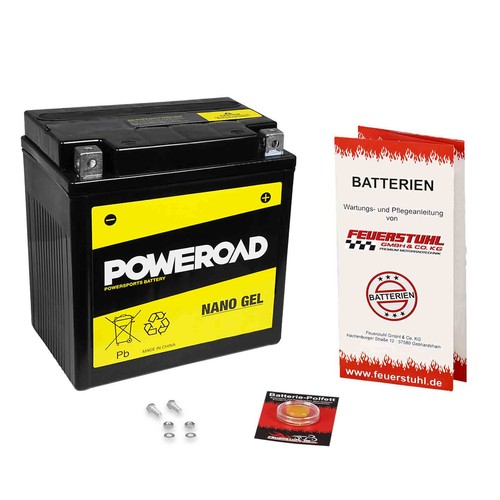 Batteria gel poweroad adatta - batteria,